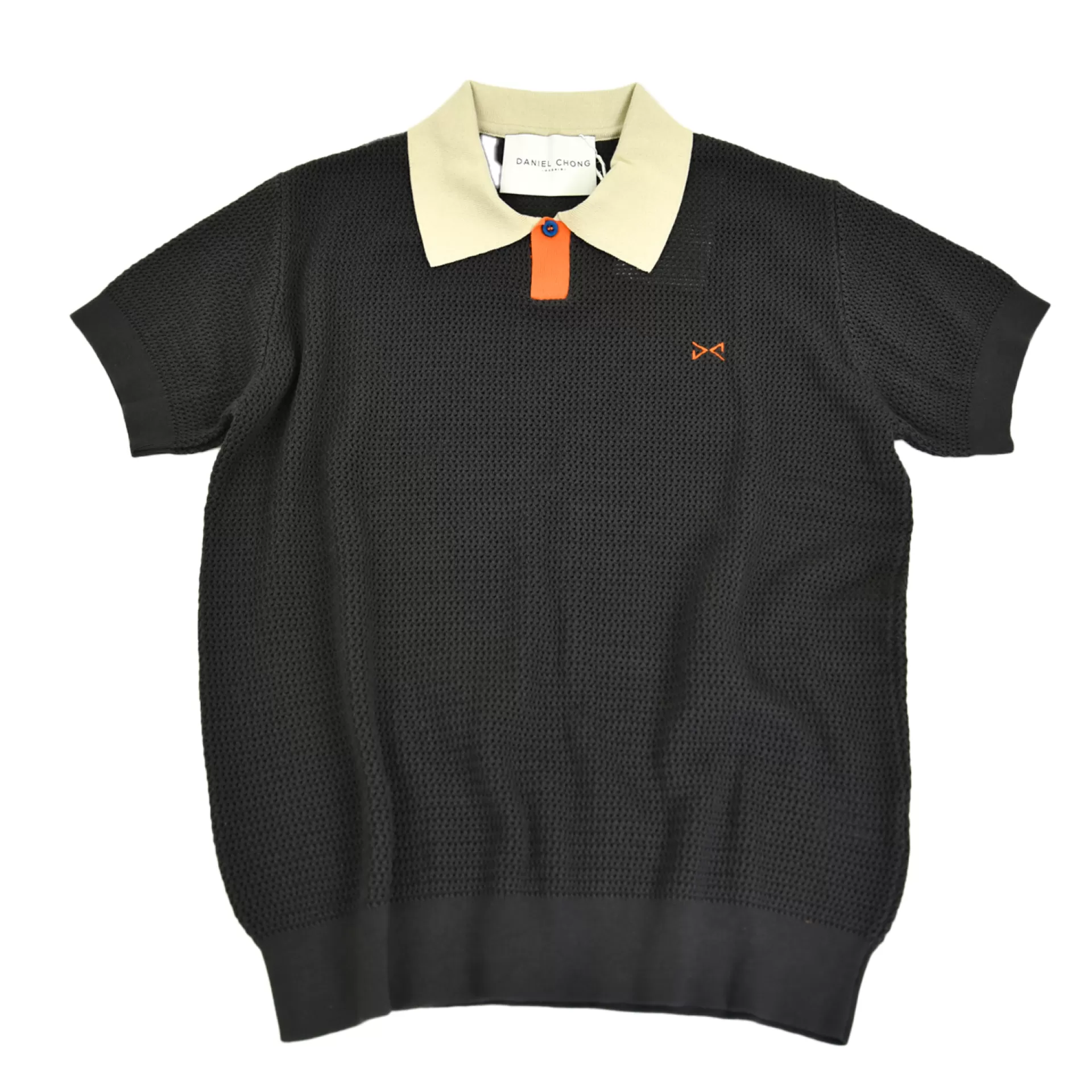 mens_short_sleeve_mesh_polo_w_button_azul_marino_2.webp Daniel Chong Men's Short Sleeve Mesh Polo w/ Button AZUL MARINO*Hombre Hombre